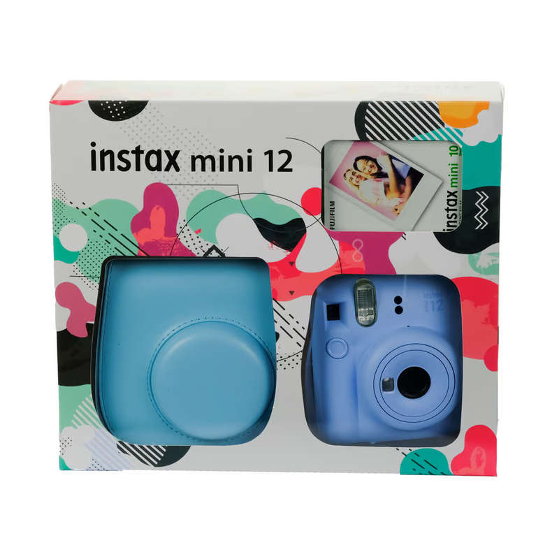 Fujifilm INSTAX MINI 12 Instant Film Camera KIT 3 (Pastel Blue)