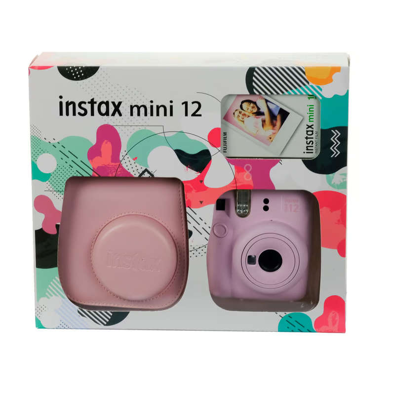 Fujifilm INSTAX MINI 12 Instant Film Camera KIT 3 (Blossom Pink)