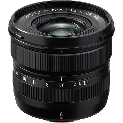 The FUJIFILM XF 8mm f/3.5 R WR Lens