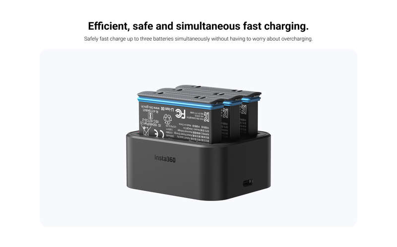 Insta360 Fast Charging Hub for Insta360 X3 360° Camera