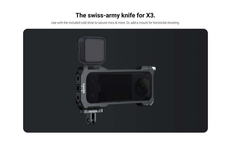 Insta360 Utility Frame for X3 360° Camera