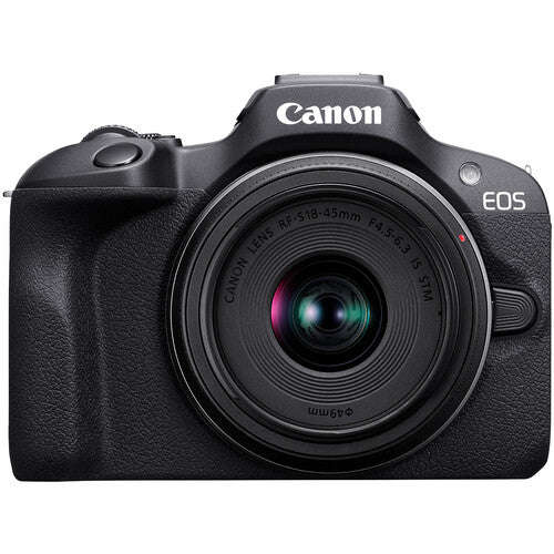 Canon EOS R100 Mirrorless Camera + RF-S 18-45mm Lens