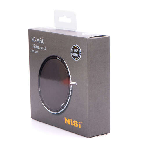 NiSi 55mm True Colour PRO Nano Variable ND x1-5 Stops