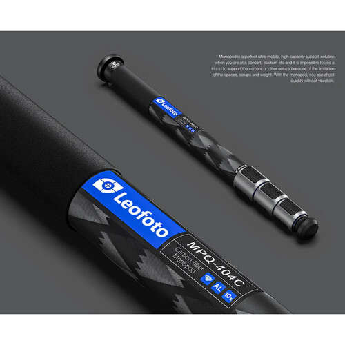 Leofoto MPQ-404 Carbon Fiber Monopod