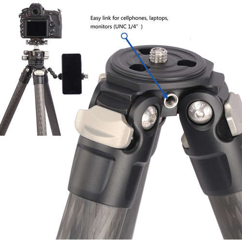 Leofoto Ranger LS-254CL + LH-30 Extra Long Carbon Fiber Tripod Kit