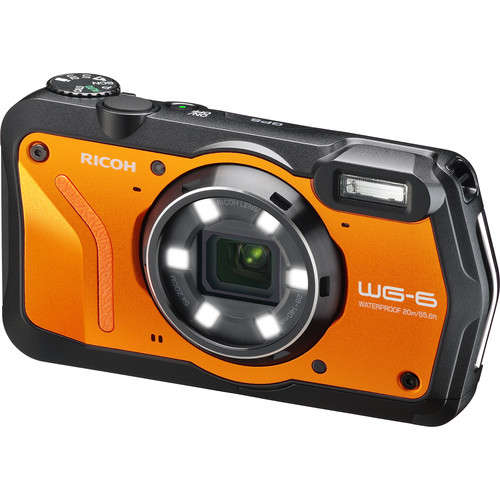 Ricoh WG-6 All-weather Action Camera (Orange)