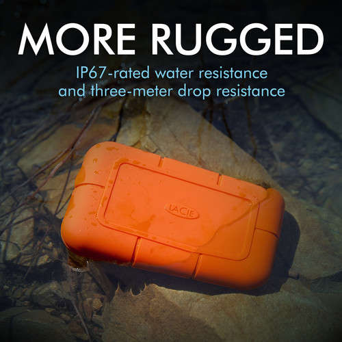 LaCie Rugged USB 3.2 Gen 2 Type-C External SSD 1TB 