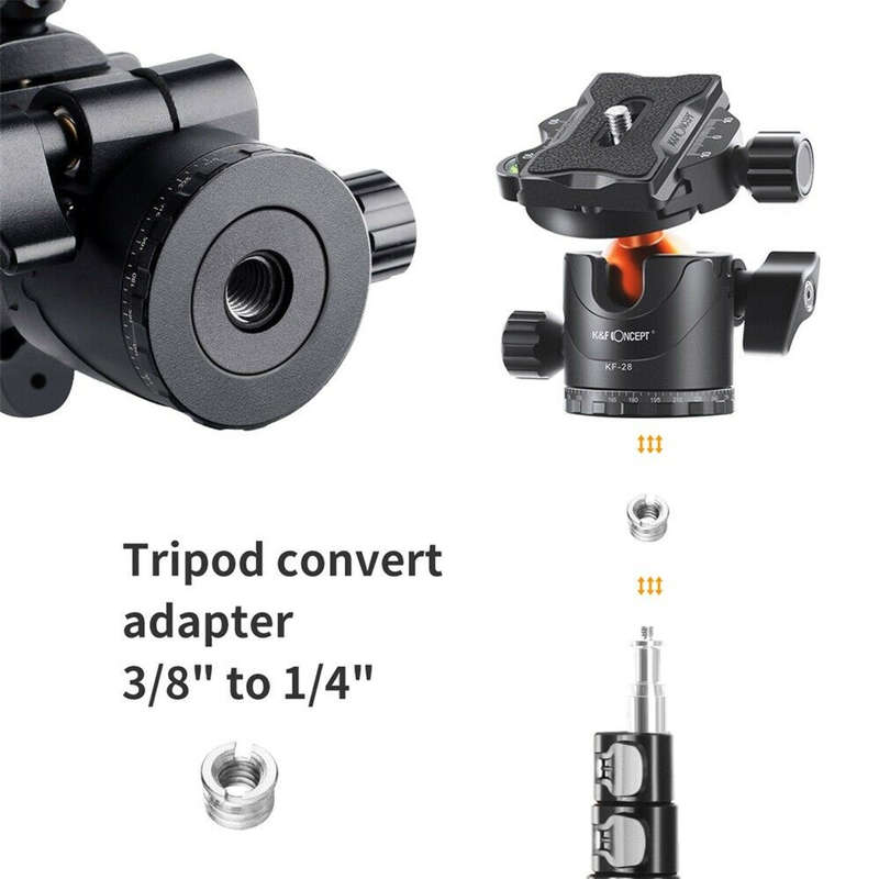 K&F Concept Professional 10 Kg Capacity Tripod Ball Head