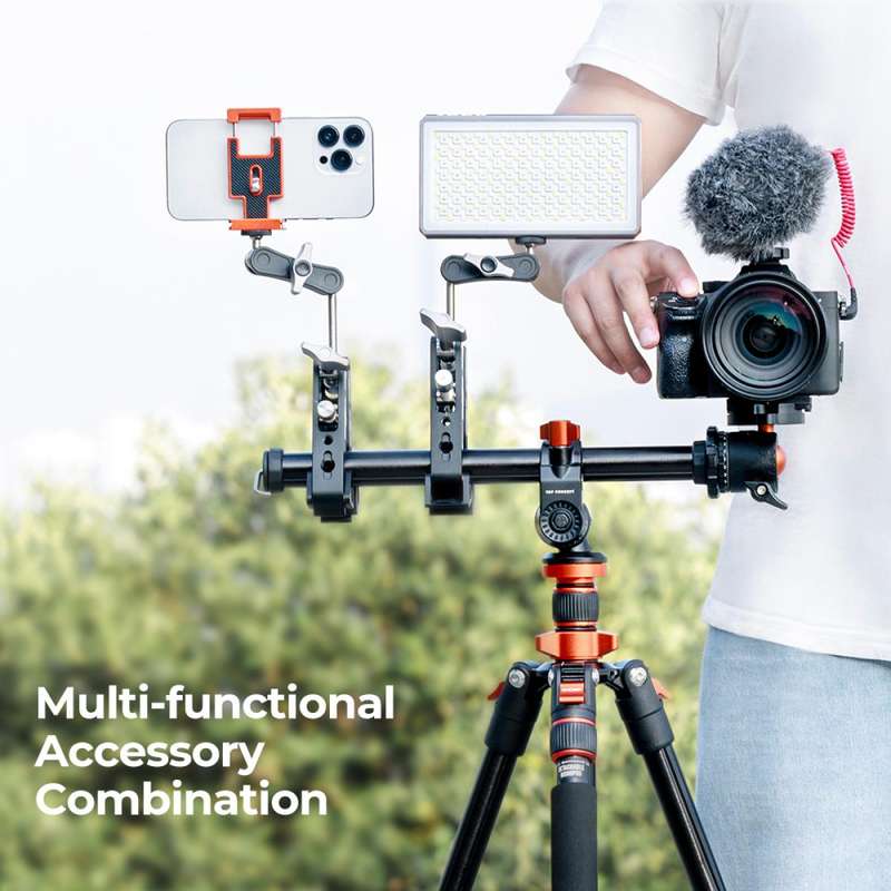 K&F Concept Rotatable Multi-Angle Magnesium Alloy Tripod Column with Locking System 