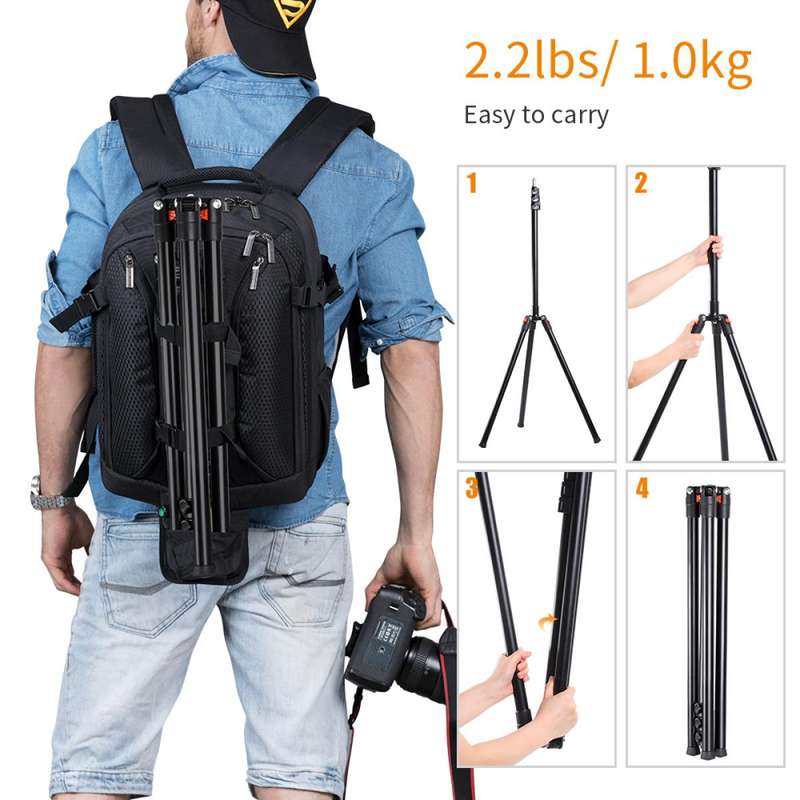 K&F Concept 2,2m Heavy Duty PRO Photography Light Stand KF34-009V1