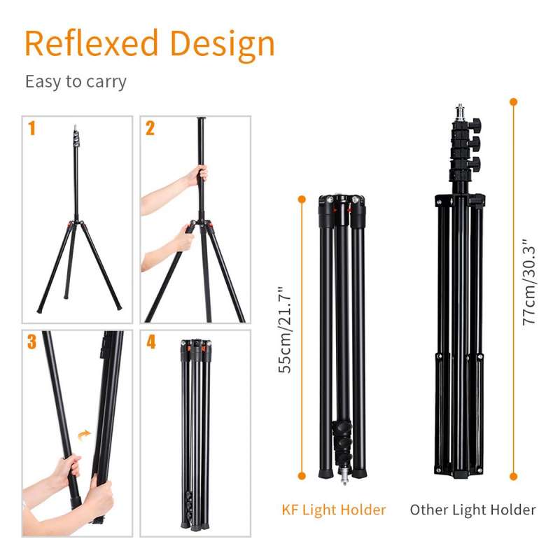 K&F Concept 2,2m Heavy Duty PRO Photography Light Stand KF34-009V1