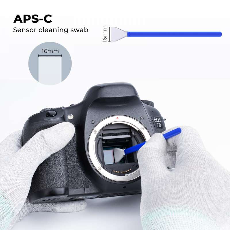 K&F Concept Pack of 10 Sensor Cleaning Swabs for APS-C DSLR or Mirrorless Cameras SKU-1697