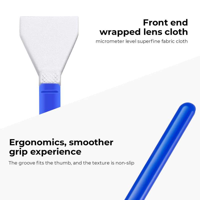 K&F Concept Pack of 10 Sensor Cleaning Swabs for APS-C DSLR or Mirrorless Cameras SKU-1697