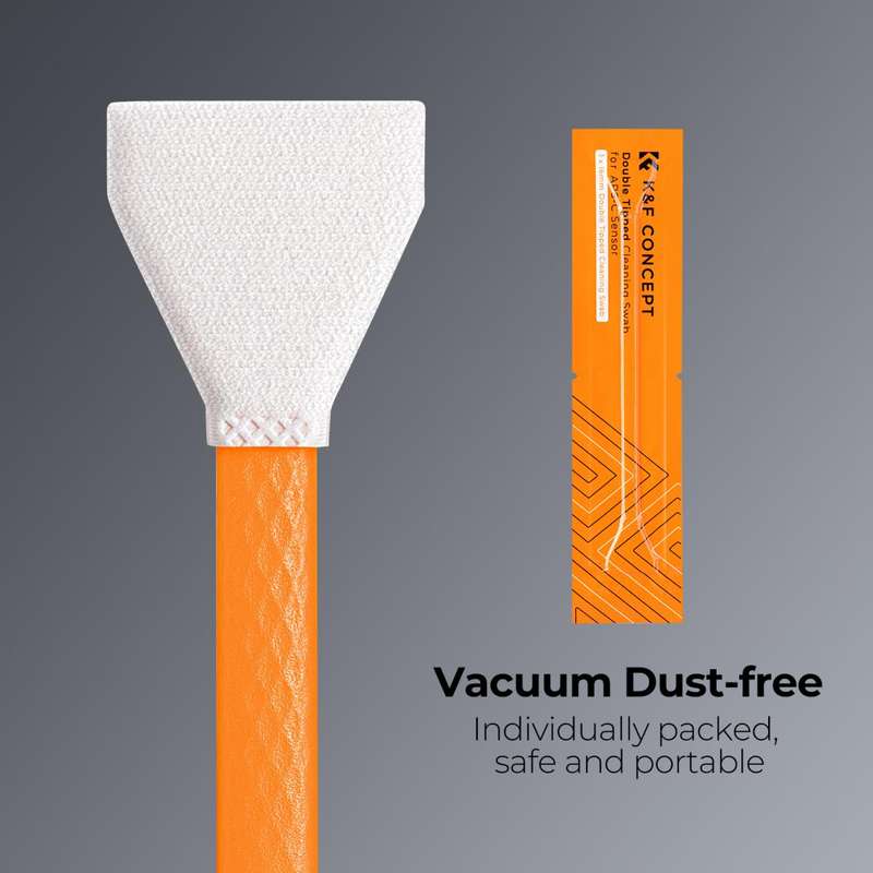 K&F Concept Pack of 10 Dual Head Cleaning Swabs for CMOS APS-C Camera Sensors