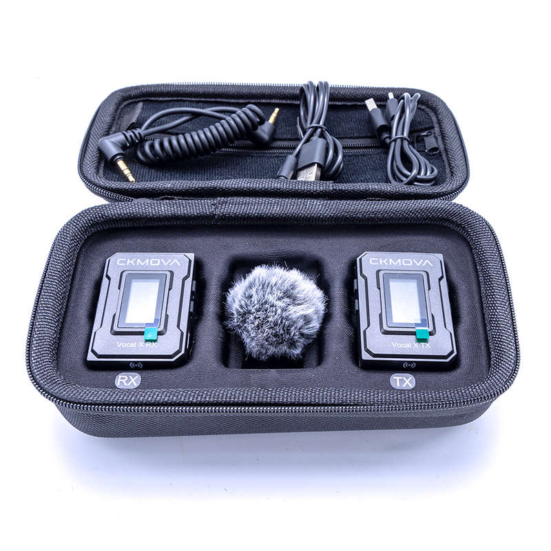 CKMOVA Dual Channel Wireless Mic System, 1 Transmitter, 1 Receiver -VOCAL-XV1
