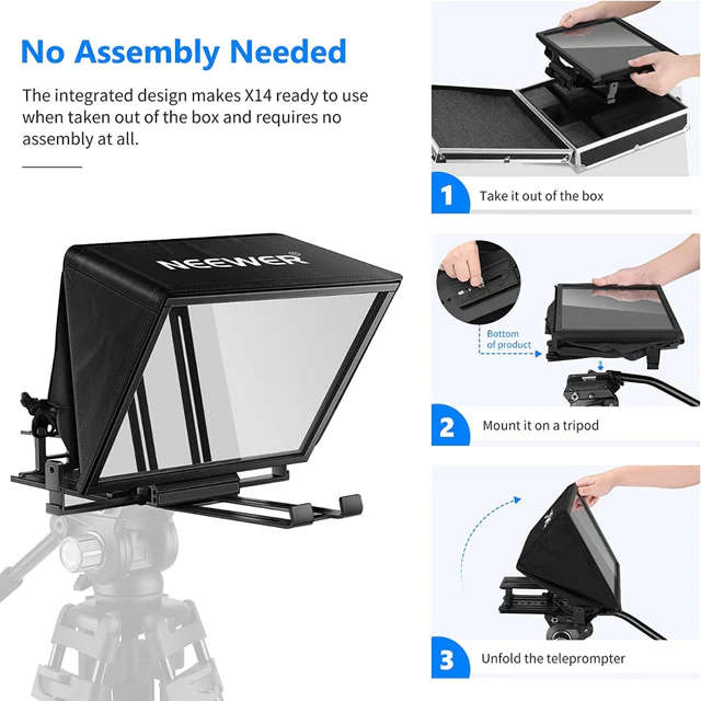 Neewer X14 Pro Aluminium Alloy Teleprompter (14-Inch)