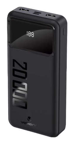Volkano Punch Series 20 000 mAh Power Bank (Black)