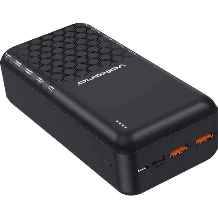 Volkano Remus Series 30 000 mAh P.D. + Q.C. Power Bank (Black)