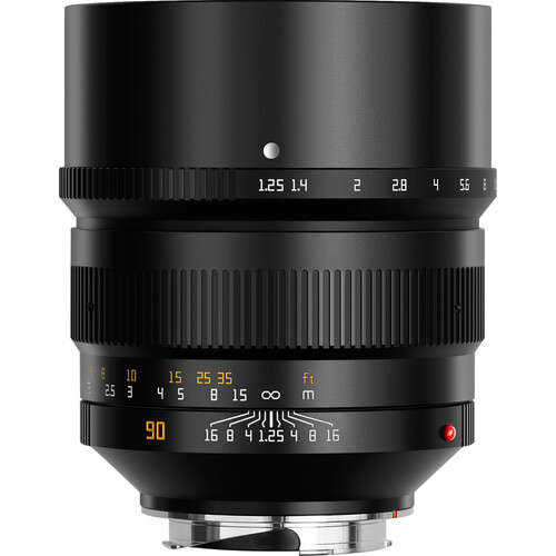 TTArtisan 90mm F/1.25 Manual Focus Lens for Leica L (Black)