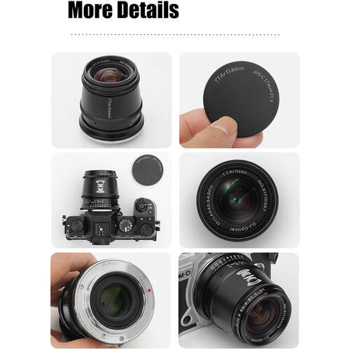 TTArtisan 17mm f/1.4 Lens for Leica L (Black)