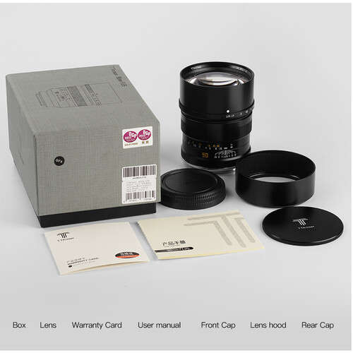 TTArtisan 90mm f/1.25 Lens for Canon EOS R-Mount Cameras