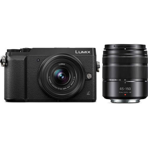 Panasonic Lumix GX85 Mirrorless Camera with 12-32mm and 45-150mm Lenses and Accessories Kit 