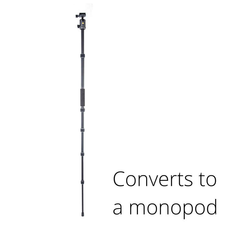 VANGUARD VEO 3 GO 235AB ALU TRAVEL TRIPOD/MONOPOD, Ball Head & Bluetooth