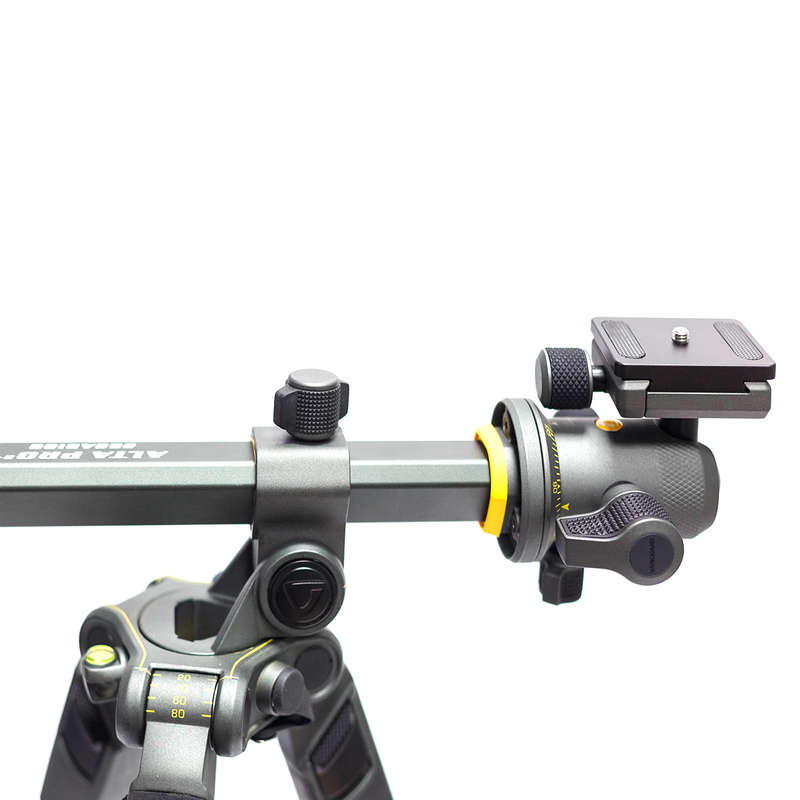 VANGUARD ALTA PRO 2+ 263AB 100 ALUMINIUM TRIPOD, OVERHEAD ARM & BALL HEAD
