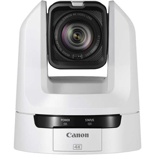 Canon CR-N100 4K NDI PTZ Camera with 20x Zoom (White)