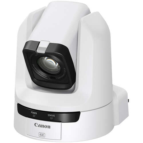 Canon CR-N100 4K NDI PTZ Camera with 20x Zoom (White)