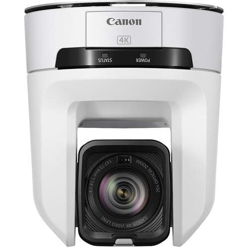Canon CR-N100 4K NDI PTZ Camera with 20x Zoom (White)