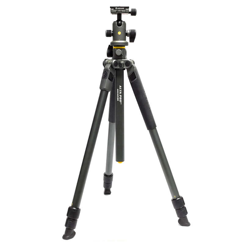 VANGUARD ALTA PRO 2+ 263AB 100 ALUMINIUM TRIPOD, OVERHEAD ARM & BALL HEAD