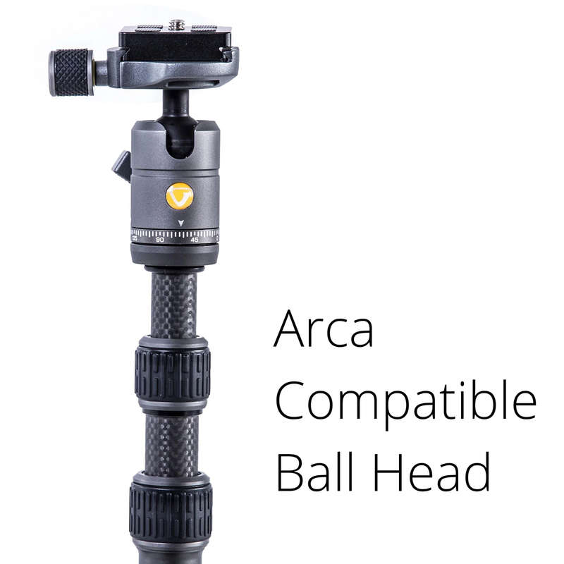 VANGUARD VEO 3GO 204CB Ultra-Light CARBON TRAVEL TRIPOD