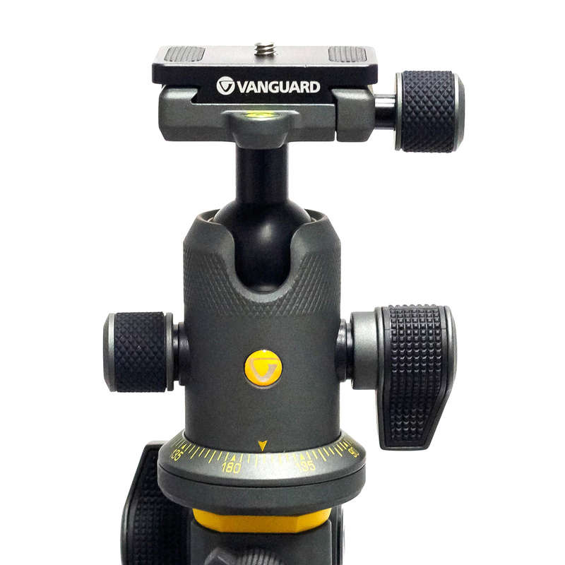 VANGUARD ALTA PRO 2+ 263AB 100 ALUMINIUM TRIPOD, OVERHEAD ARM & BALL HEAD