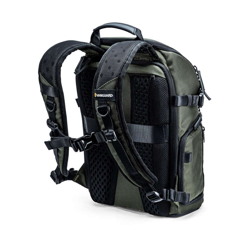 VANGUARD VEO SELECT 37 BRM GR Full Rear-Opening/Quick-Shot Backpack (Green)
