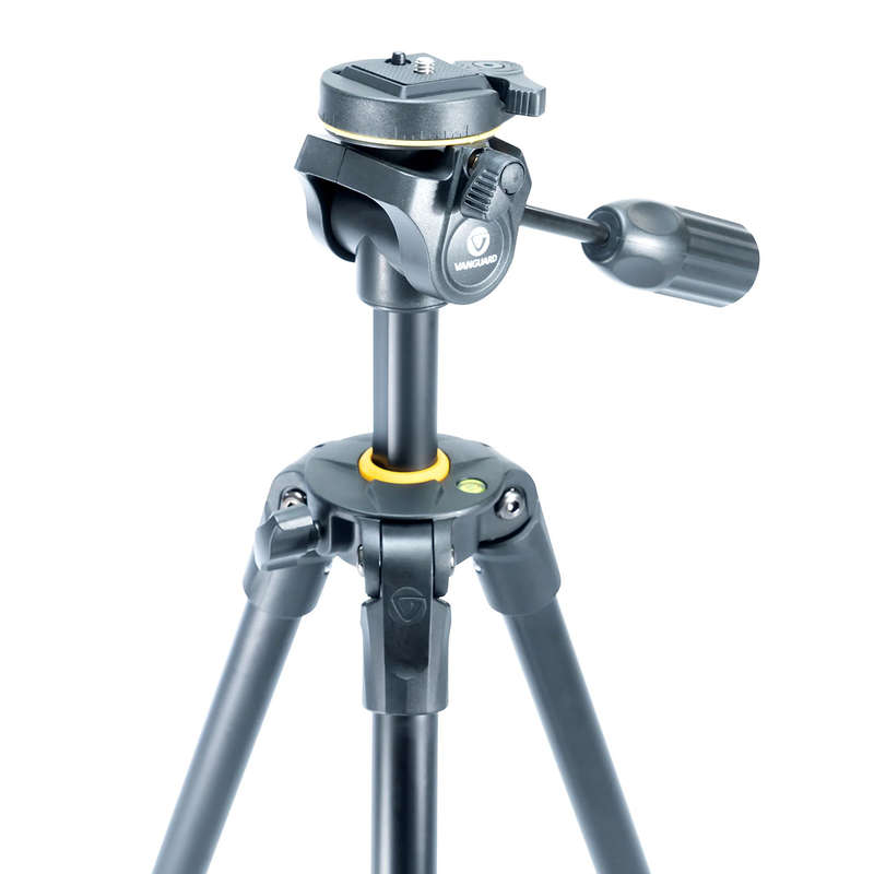 VANGUARD VESTA 233AP ALUMINIUM 3-WAY PAN HEAD TRIPOD, Weighs Just 1.275kg