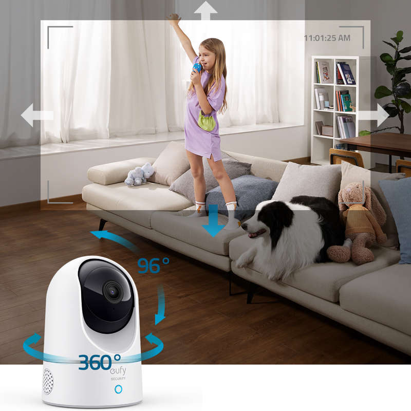 Eufy Security eufy Indoor Cam - 2K with Pan and Tilt (Twin Bundle)