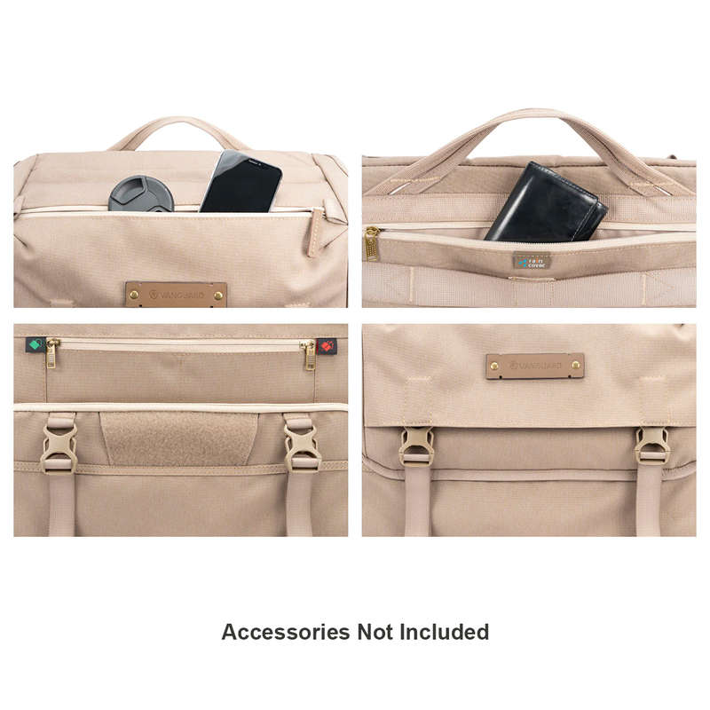 VANGUARD VEO RANGE 38 BG VEO 2S Tripod-holding, Messenger Camera Bag (Tan)