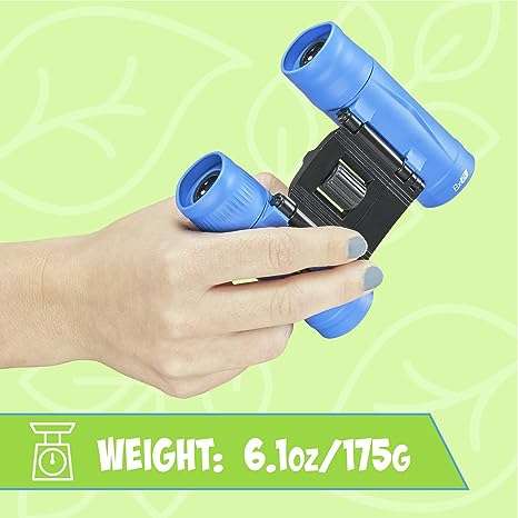 TASCO KIDS 8X21 BLUE RP Compact Binocular