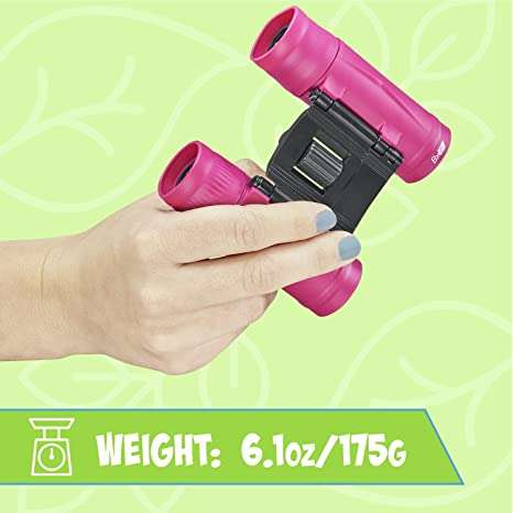 TASCO KIDS 8X21 PINK RP Compact Binocular