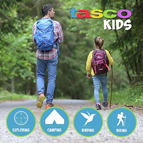 TASCO KIDS 8X21 PINK RP Compact Binocular