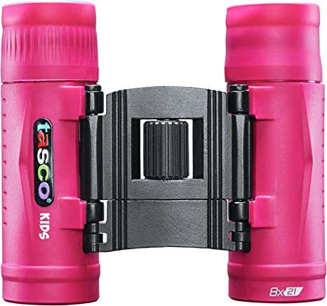 TASCO KIDS 8X21 PINK RP Compact Binocular