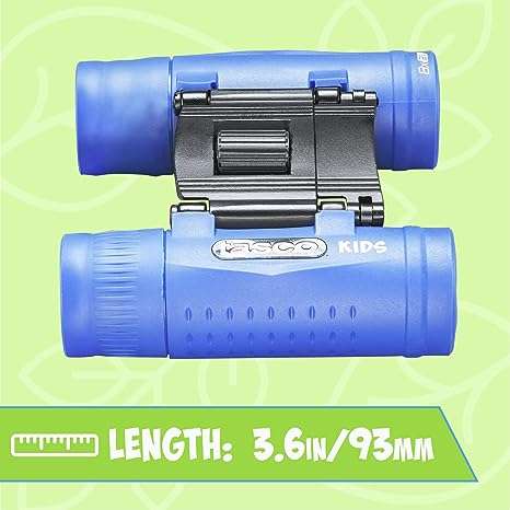 TASCO KIDS 8X21 BLUE RP Compact Binocular