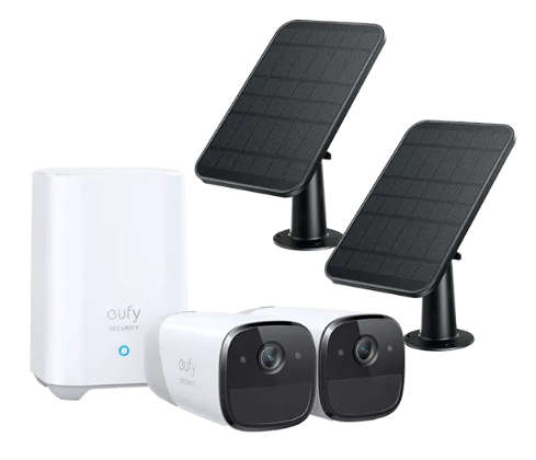 Eufy eufyCam 2 Pro Kit + 2x Solar Panels Bundle