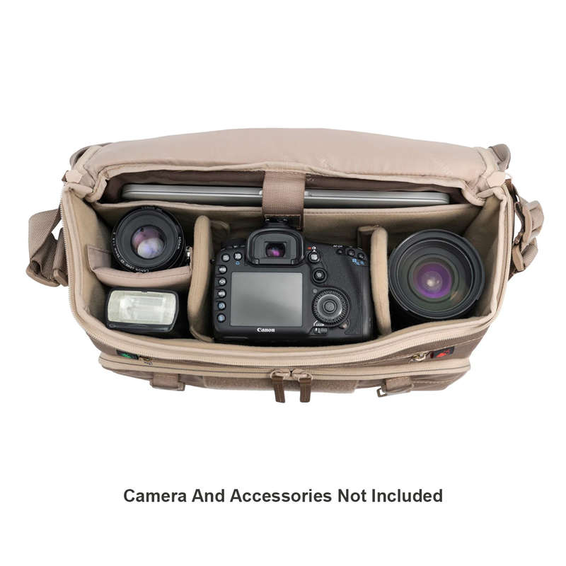 VANGUARD VEO RANGE 38 BG VEO 2S Tripod-holding, Messenger Camera Bag (Tan)