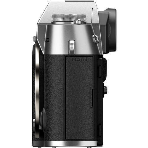 FUJIFILM X-T50 Mirrorless Camera Body (Silver)
