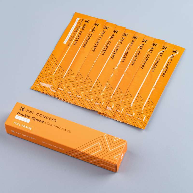 K&F Concept 10 Swab 24mm Dual Head CMOS F-Frame Camera Sensor Cleaning Kit SKU-1963