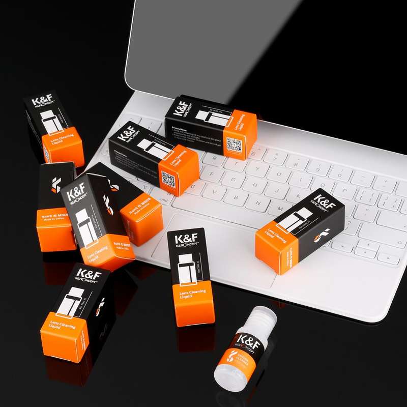 K&F Concept 10 Pack 20ml Cleaning Liquid for Lenses, Sensors, Glasses, etc. SKU-1699