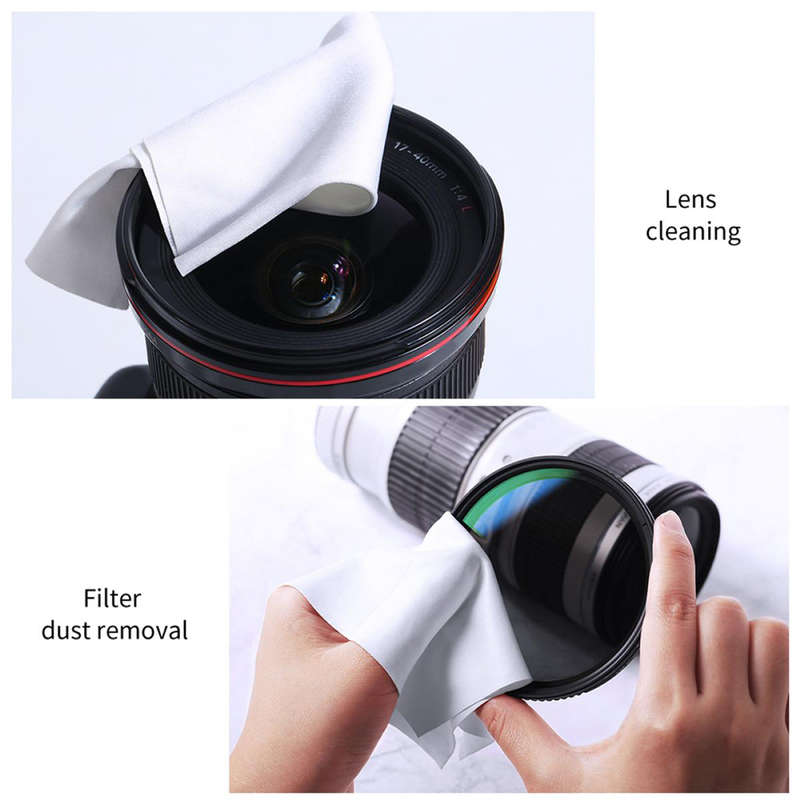 K&F Concept Dust-free Micro-fibre Cloth, 10 Pack SKU-1597