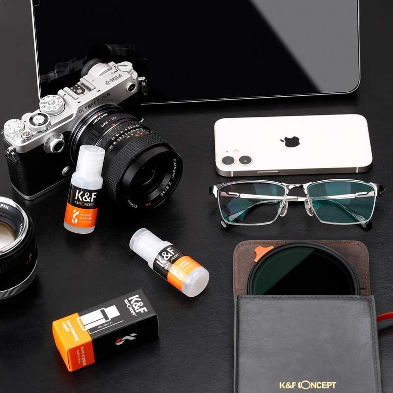 K&F Concept 10 Pack 20ml Cleaning Liquid for Lenses, Sensors, Glasses, etc. SKU-1699